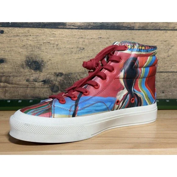 Givenchy X Multicolor Reaper City Print Sneakers Josh Smith 43/9.5-10 /W12  $850 - Picture 7 of 16